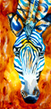 Zebra on Fire